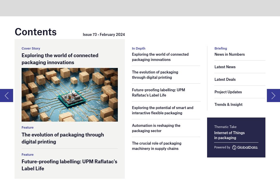 Applications of IoT in the consumer goods industry - Inside Packaging ...
