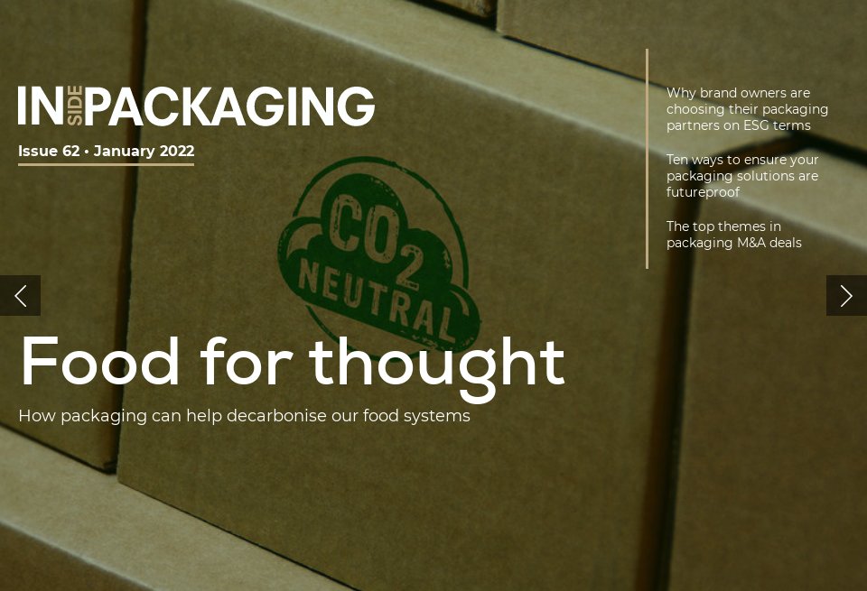 Home | Food for thought - Inside Packaging | Issue 62 | January 2022