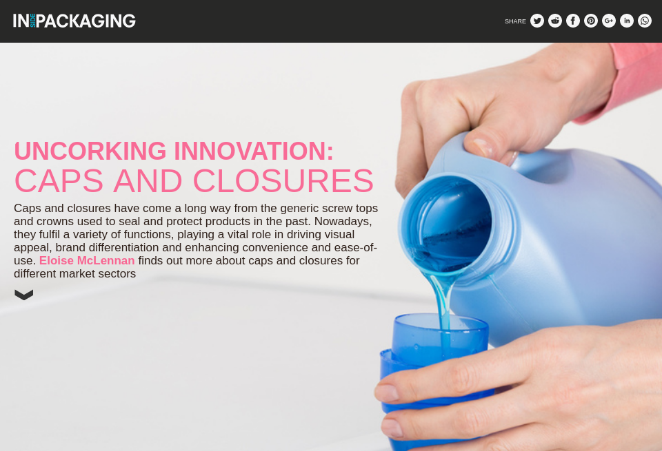 Uncorking Innovation: Caps and Closures - Inside Packaging | Issue 39 ...